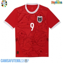 Camisa de time de futebol Áustria Marcel Sabitzer #9 Replicas 1º Equipamento Europeu 2024 Manga Curta